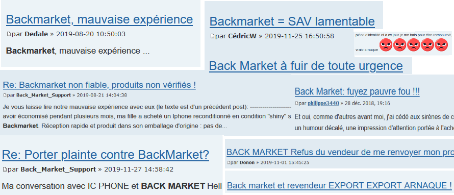 Back Market : un achat risqué - Le Même en Mieux